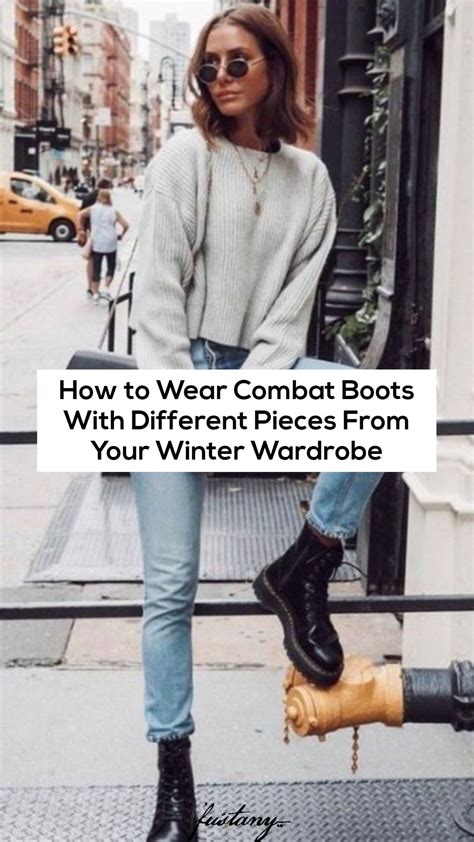 How To Wear Combat Boots With Different Pieces From Your Winter