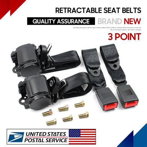 X Universal Point Retractable Seat Belts Fit For Jeep Cj Yj Wrangler