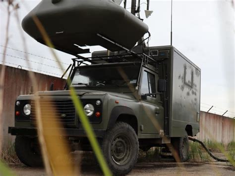 Lithuanian Air Force Troops Train At An Electronic Warfare Exercise