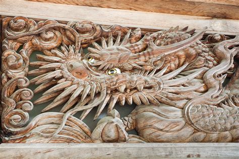 Dragon Daishō in Temple Miyajima Island Japon Flickr