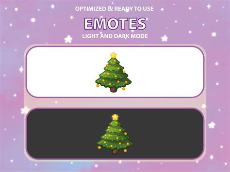 Christmas Tree Emote Cute Twitch Emote Design Twitch Discord Youtube