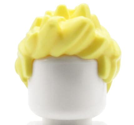 LEGO Minifigure Hair Male Blonde Spiked Extra Extra Bricks
