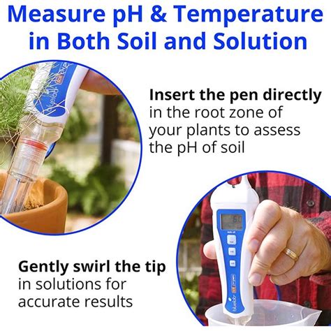 Bluelab PENSOILPH Soil PH Pen Digital Meter And Water Test Kit