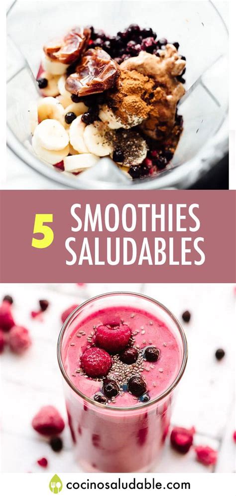 Smoothies Saludables Recetas Para Este Verano Smoothies