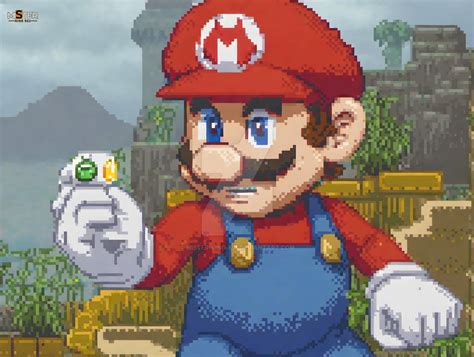 MARIO BROS PIXELART by MISTER-KING-K21 on DeviantArt