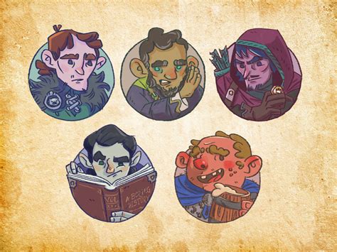 Dnd Character Portraits by capwak on DeviantArt