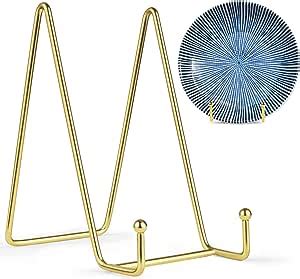 Amazon Mocoosy 2 Pack 6 Inch Gold Plate Stands For Display Metal