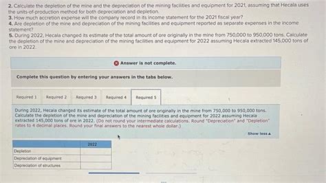 Solved Return To Question On May Hecala Mining Chegg