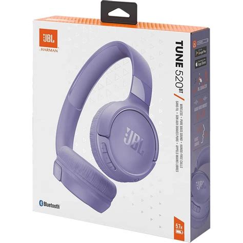 JBL Tune 520BT PureBass Wireless Headphones Purple