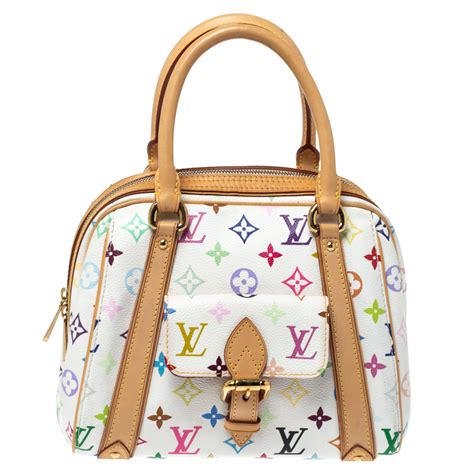 Louis Vuitton White Monogram Multicolore Canvas Priscilla Bag Louis Vuitton The Luxury Closet