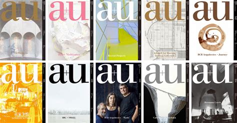 a+u magazine - Fonts In Use