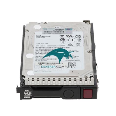 Hp Hp Tb Sas G K Sff Hdd For G G Servers By Hp