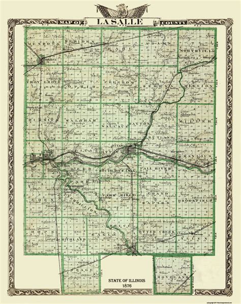 Lasalle County Township Map Billye Sharleen