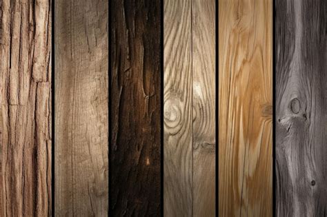 Premium AI Image | A collection of wood panels with different colors