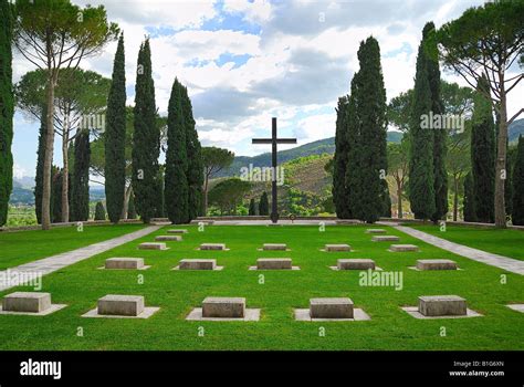 Cimetière de guerre allemand de Cassino Deuxième Guerre mondiale dans