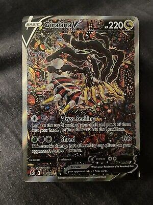 Pokemon TCG Giratina V Full Alternate Alt Art 186 196 Lost Origin EBay