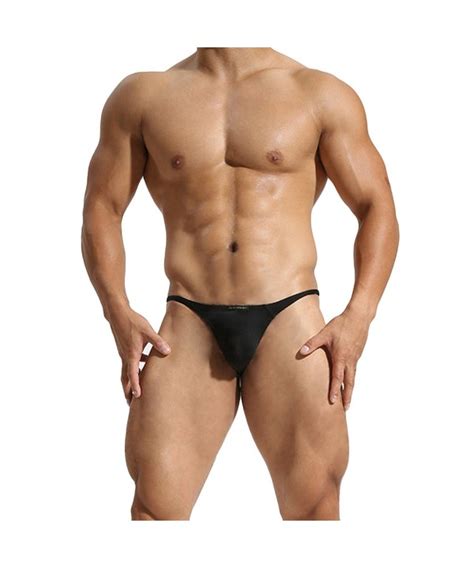 Men S Sexy Low Rise Body Building Thongs G Strings Bikini Underwear