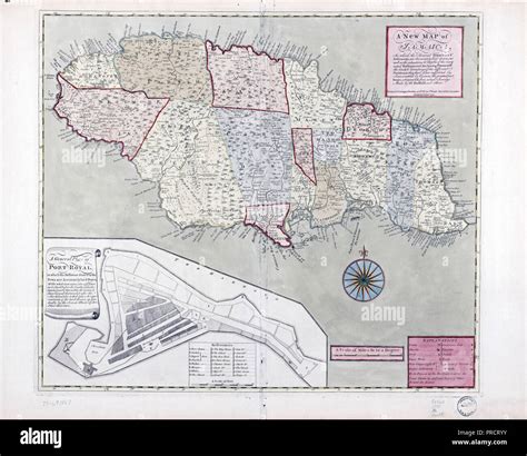 Map Of Jamaica Hi Res Stock Photography And Images Alamy