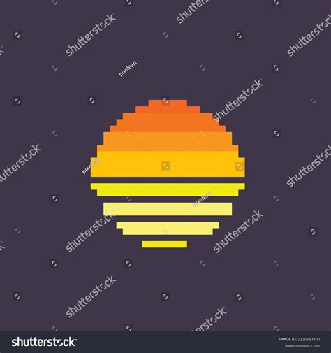 6,485 Sun Pixel Art Images, Stock Photos & Vectors | Shutterstock