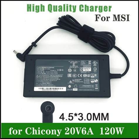 Genuine Power Supply For Chicony V A W Ac Adapter Charger For Msi