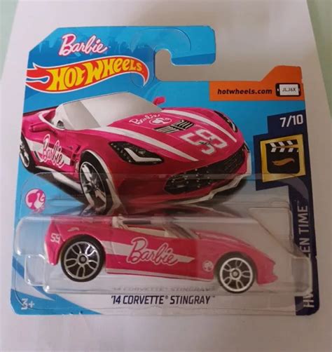 2018 HOT WHEELS Barbie 14 Corvette Stingray HW Screen Time 7 10 Short