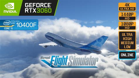 MICROSOFT FLIGHT SIMULATOR RTX 3060 I5 10400F YouTube