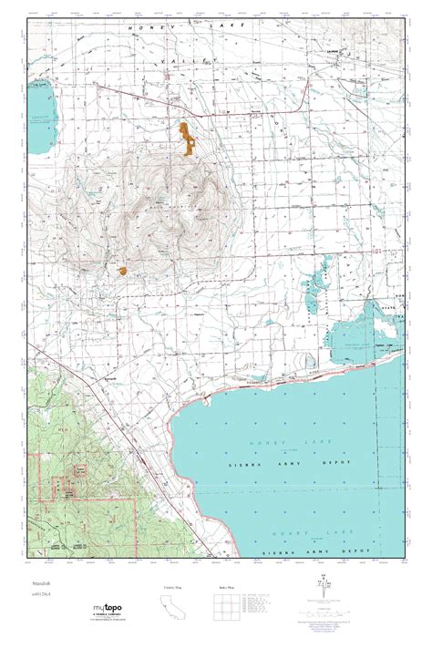 Mytopo Standish California Usgs Quad Topo Map