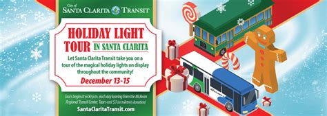 Holiday Light Tour City Of Santa Clarita Transit