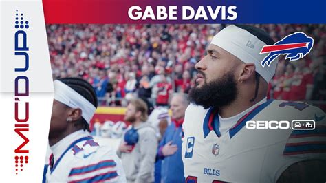 Gabe Davis Micd Up At Kansas City Buffalo Bills