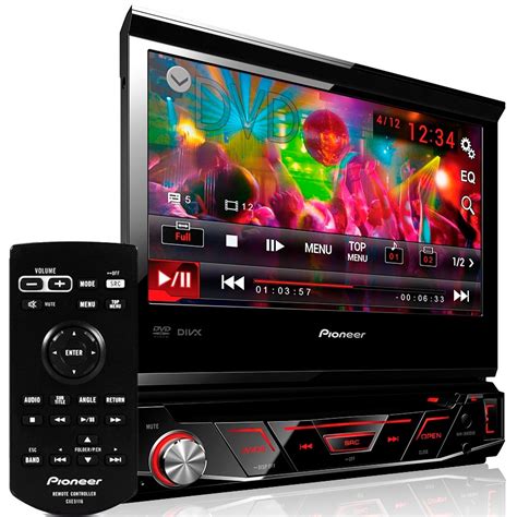 Dvd Player Pioneer Automotivo Retr Til Pol Avh Dvd R Em