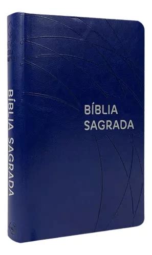 Biblia Sagrada Nvt Letra Grande Capa Luxo Azul Royal Editora