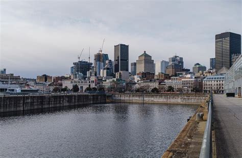 Premium Photo | Montreal old port - winter time