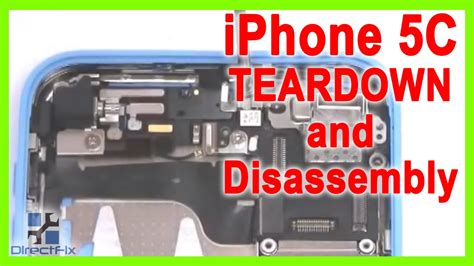 How To Iphone 5c Teardown And Disassembly Directions Youtube