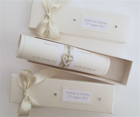 Scroll Wedding Invitations. | Carol Miller Designs- wedding stationery showcase