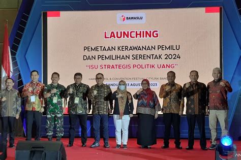 Bawaslu Luncurkan Pemetaan Kerawanan Pemilu Terkait Politik Uang