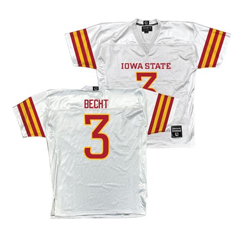 Iowa State Football White Jersey - Rocco Becht – The Iowa State NIL Store