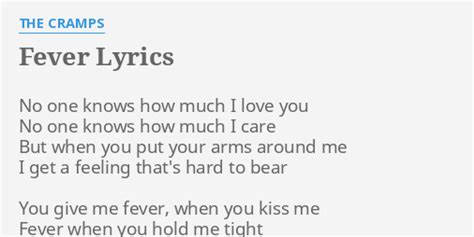 fever lyrics   cramps