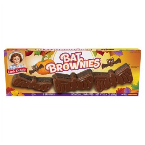 Little Debbie Bat Brownies Snack Cakes, 6 ct / 10.14 oz - QFC