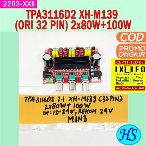 Jual Tpa D Xh M X W W Power Amplifier Class D