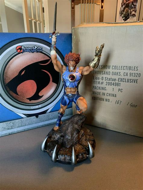 Thundercats Lion O Statue Sideshow Exclusive Edition Scale