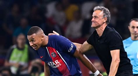 Mbappé Luis Enrique Sagace