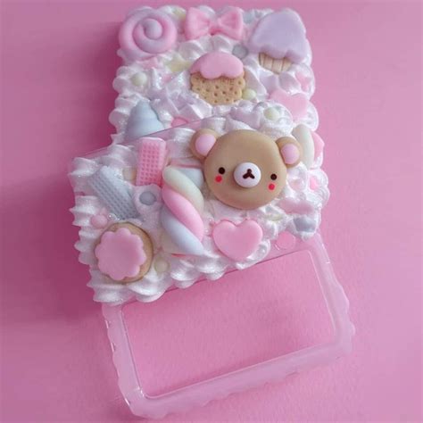 Kawaii Decoden Phone Case For Galaxy Z Flip Flip 3 Flip 4 Flip 5 Whipped Cream Etsy