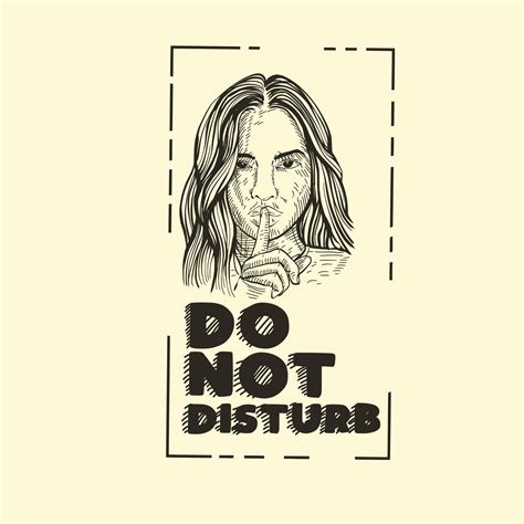 Do Not Disturb Icon Please Make A Silent Gesture Psst Or Shh Silent