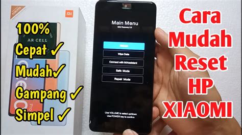 Hard Reset XIAOMI Redmi Note 10 Pro Cara Reset HP Redmi Note 10