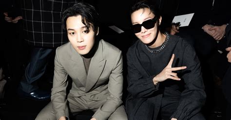 Jimin Sits Front Row at the Dior Menswear Fall 2023 Show | POPSUGAR Fashion