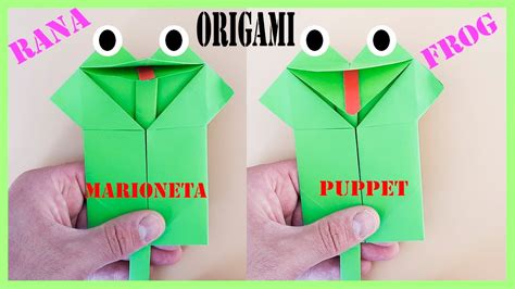 Cómo hacer una RANA de papel que HABLA Origami PASO A PASO