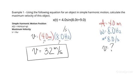 Velocity Physics Equations