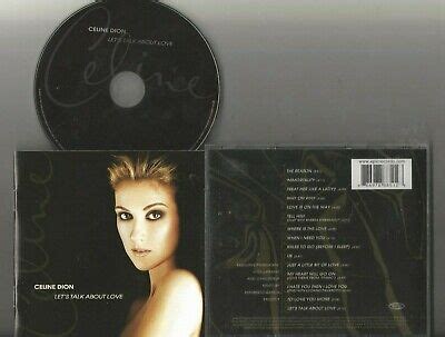 Celine Dion Let S Talk About Love CD EPC 15 Trax Treat Her Like A