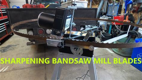 Woodland Mills Bandsaw Blade Sharpener Assembly And Use Youtube