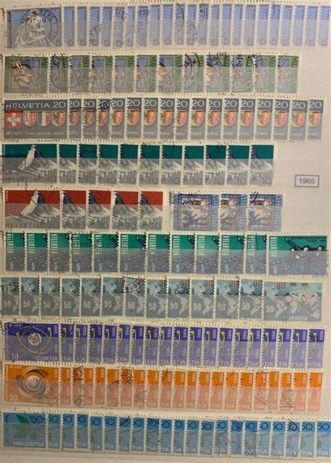 Timbres Suisses 1965 Kaufen Auf Ricardo